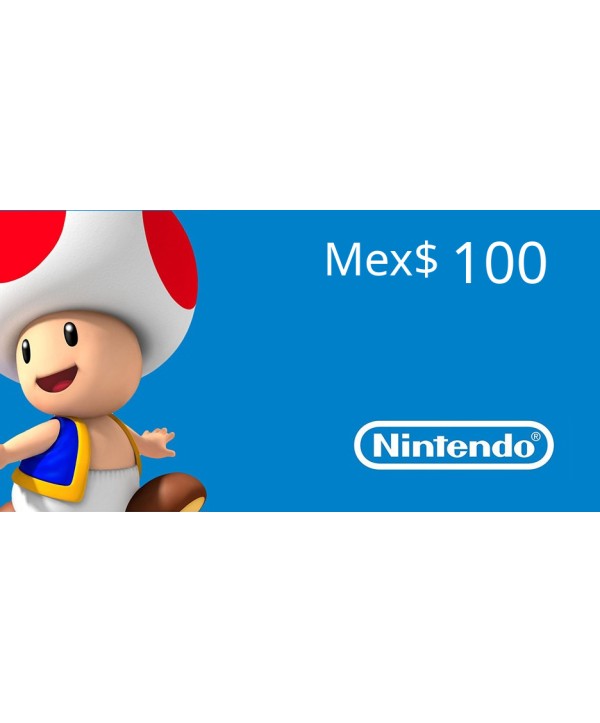 eShop Prepaid Card MXN 100 Region: MEXICO Nintendo eShop Key 